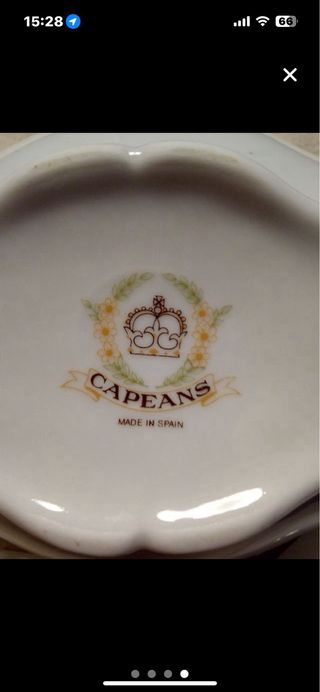 Juego de cafe Capeans porcelana