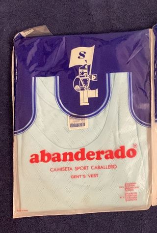 Camiseta tirantes caladas celeste abanderado TG