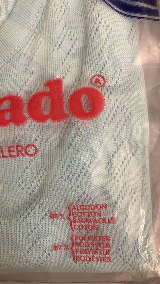Camiseta tirantes caladas celeste abanderado TG