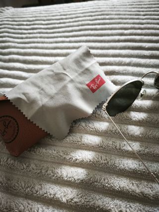 Gafas Ray Ban Redondas de Espejo Plateadas