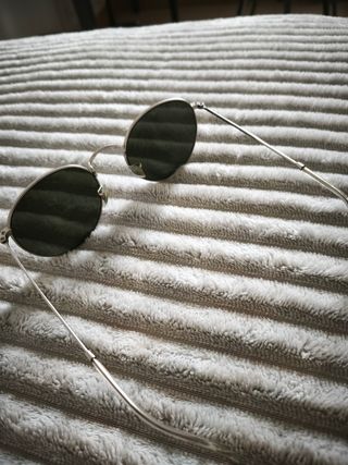 Gafas Ray Ban Redondas de Espejo Plateadas