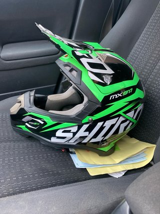 Casco motocross shiro niño niña