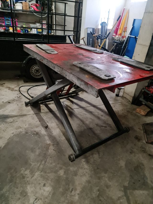 Elevador portatil movil neumatico