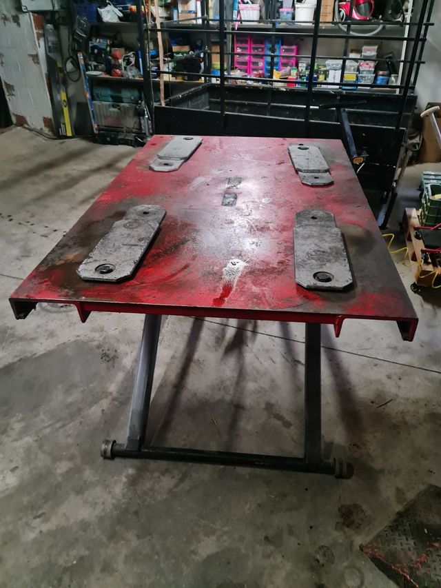 Elevador portatil movil neumatico