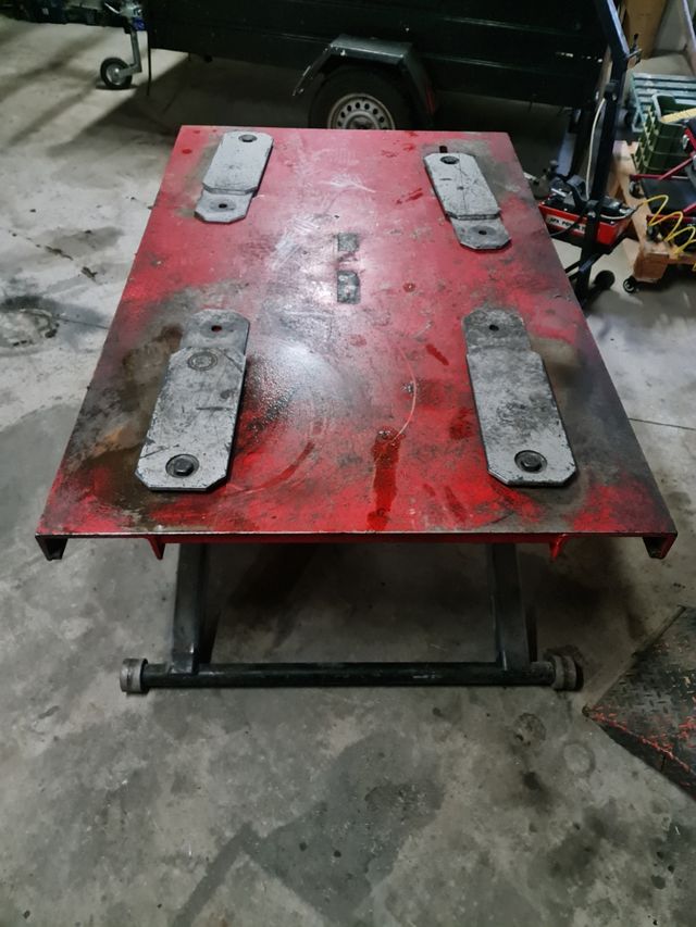 Elevador portatil movil neumatico