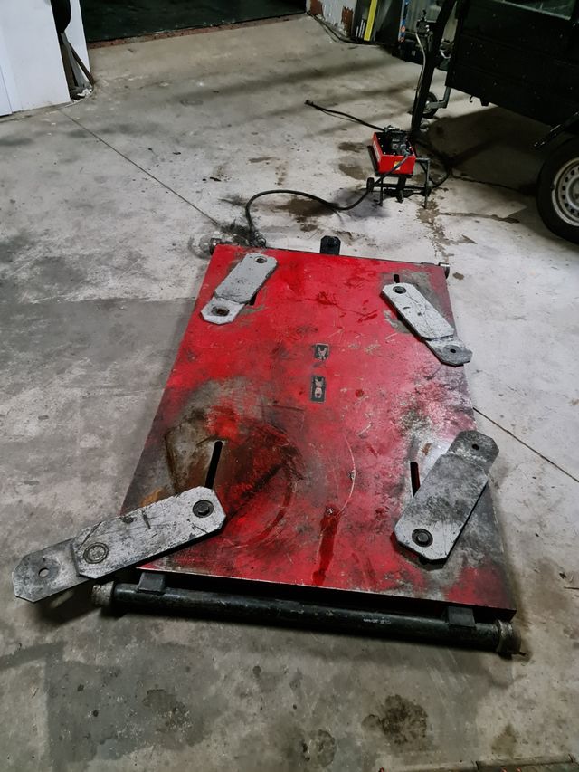 Elevador portatil movil neumatico