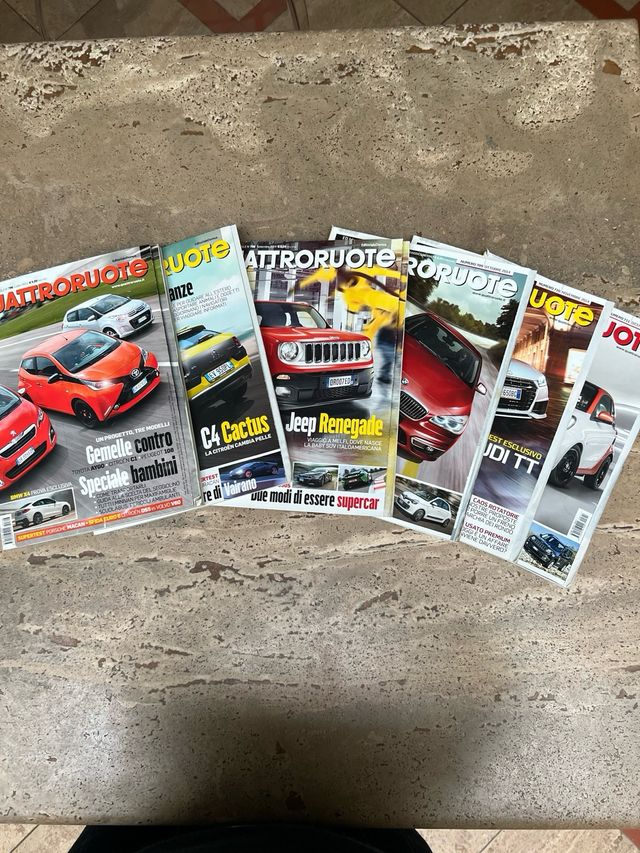 12 riviste quattroruote anno 2014