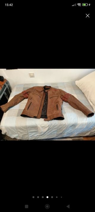 CHAQUETA PIEL PARA MOTO O VESTIR! OFERTA 145€!