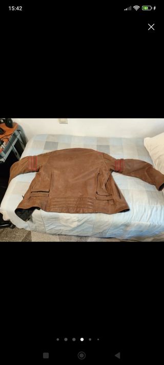 CHAQUETA PIEL PARA MOTO O VESTIR! OFERTA 145€!