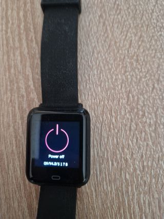 Reloj inteligente negro
