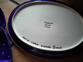 Grande piatto antipastiera ceramica vietrese