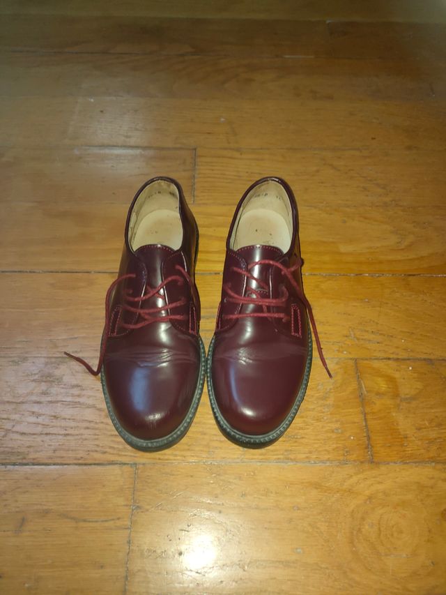 Zapato Oxford Granate