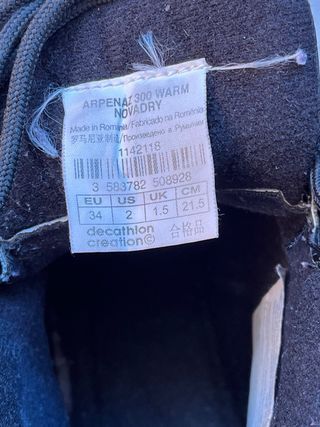 Botas de montaña de niño 