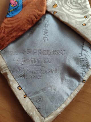 Cravatta vintage "gli antenati"