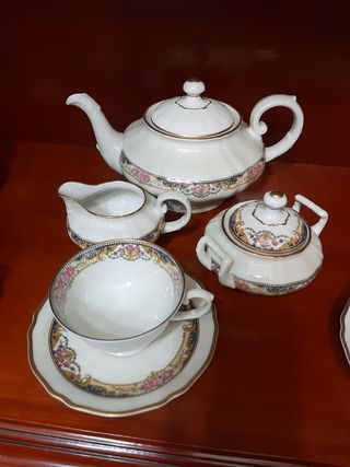 Juego de té de KRAUTHEIM porcelana alema