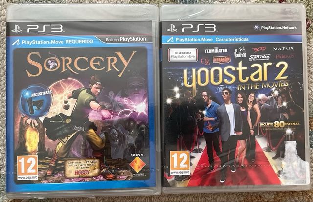 Pack de 2 juegos PS3 Playstation Move PRECINTADOS