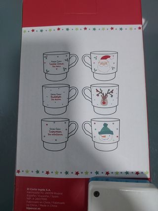 Juego 3 tazas Navidad