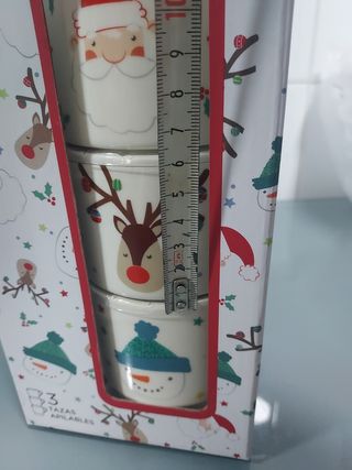 Juego 3 tazas Navidad