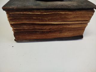 Antiguo libro breviario romano, en latín, año 1792