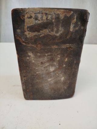 Antiguo libro breviario romano, en latín, año 1792