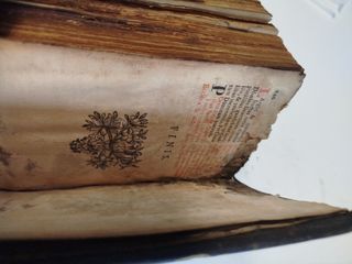 Antiguo libro breviario romano, en latín, año 1792