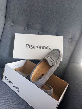 Mocasines de niño de piel serraje