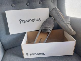 Mocasines de niño de piel serraje