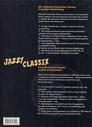 Jazzy classics fo flute. Flauta travesera. Schott