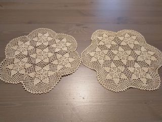 Centrini per comodini uncinetto Vintage