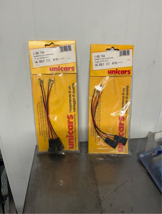 Cables conexion altavoces volkswagen golf 3