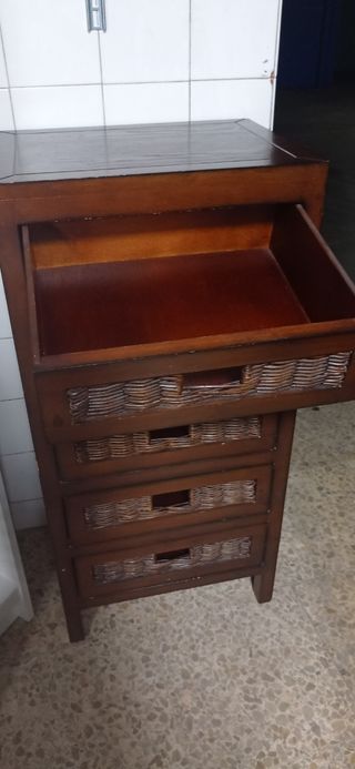 Cajonera de madera vintage