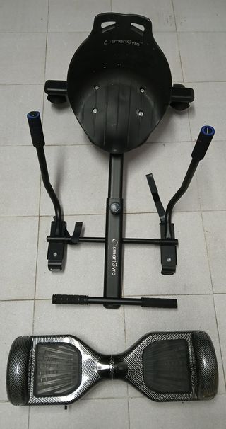 Patinete Hoverboard y Asiento