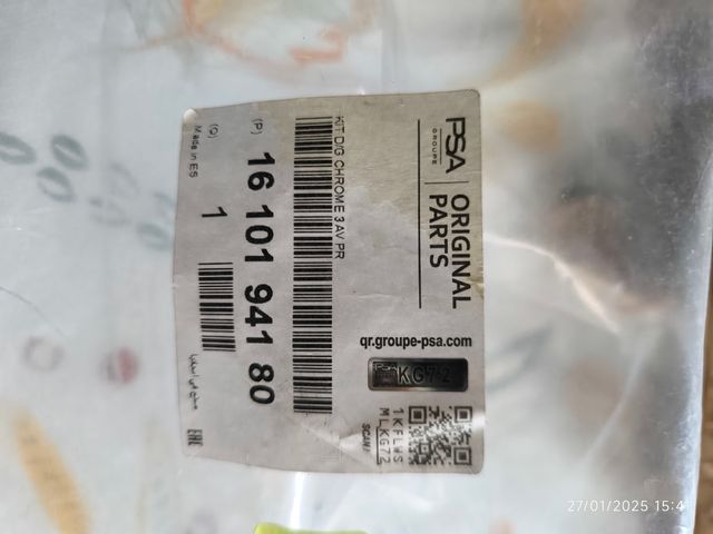 Moldura de farol citroen 