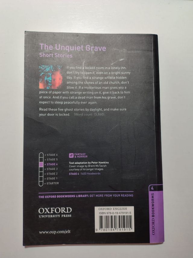 Oxford Bookworms Library: Level 4: The Unquiet Grave - Short Stories 4级：不平静的坟墓(英文原版)