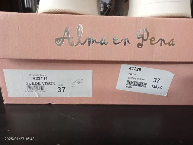 Zapatos Alma en Pena. 37.
