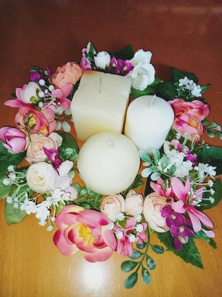 Ghirlanda floreale sui 95cm