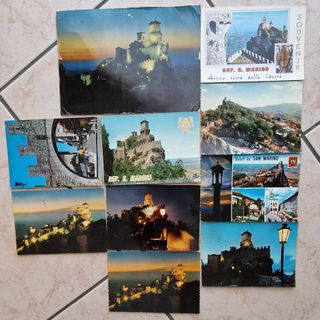 Postale de San Marino edición esperia de 1965