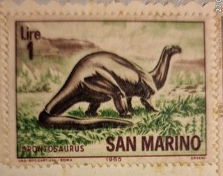 Postale de San Marino edición esperia de 1965