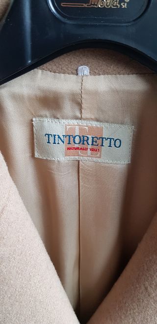 Abrigo lana color camel Tintoretto