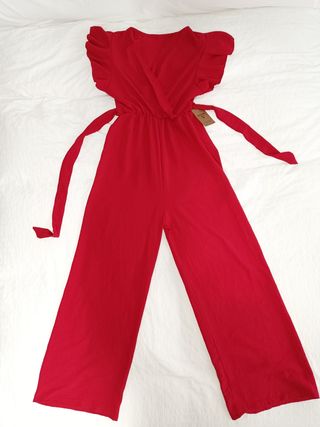 Mono rojo de mujer color rojo