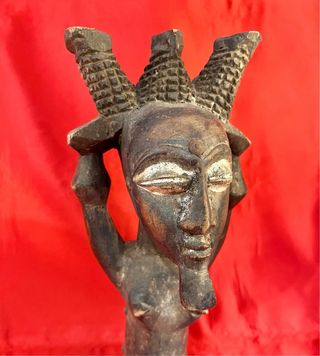 Estatua africana “Agni” de Costa de Marfil 41 cm