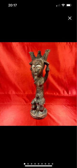 Estatua africana “Agni” de Costa de Marfil 41 cm