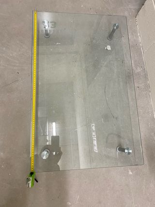 Mesa auxiliar cristal