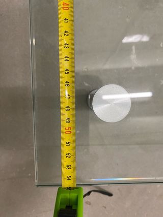 Mesa auxiliar cristal