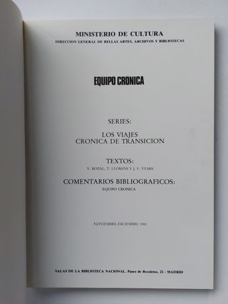 Equipo Crónica 1981