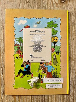 Oreja. 1ed euskera. Tintin