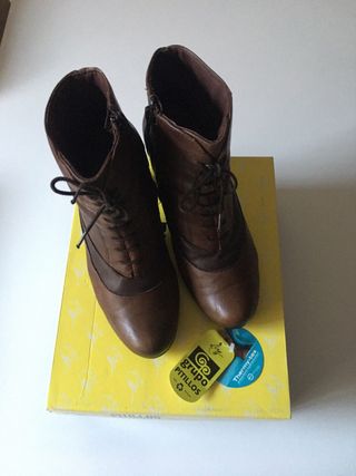 Botines piel Pitillos talla 38