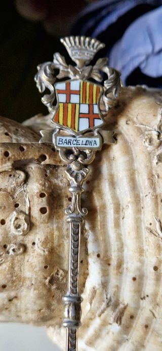 Cucharita plata Barcelona exposición