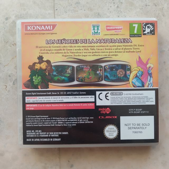 Nintendo DS, Bob Esponja y Gormiti