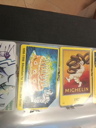 Schede telefoniche serie Michelin rare